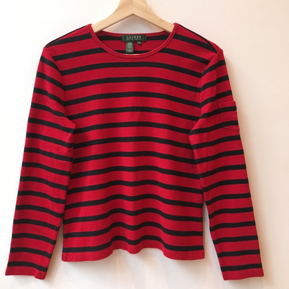 Ralph Lauren Striped Long Sleeve T-shirt